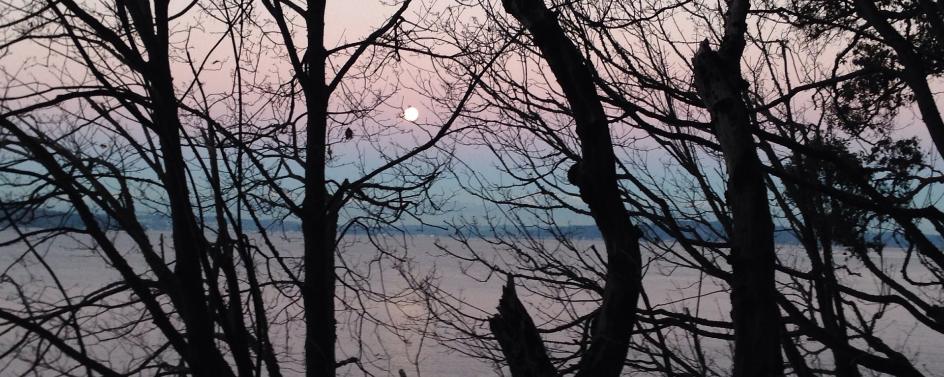 Moonset Thanksgiving Day, 2015